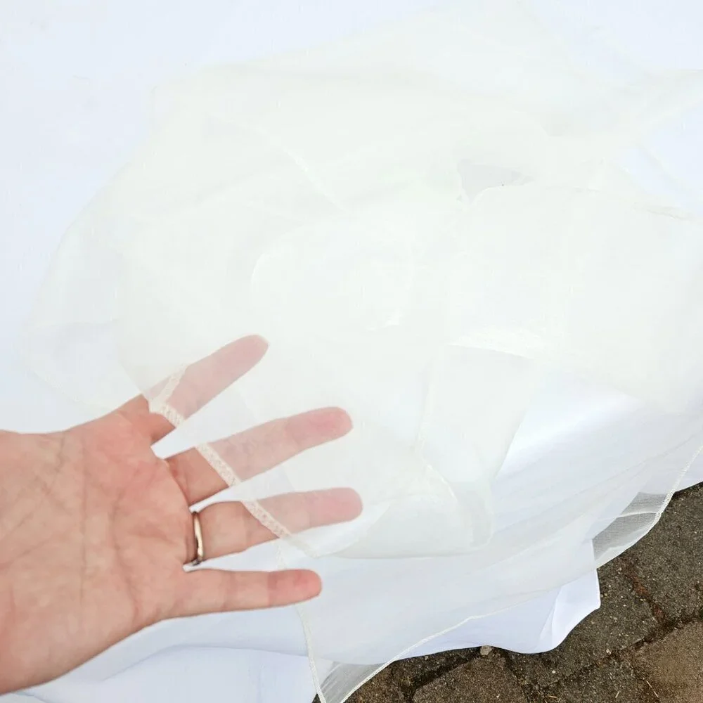 Organza Table Runners 24 White  14